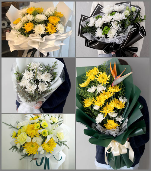 贵州六盘水盘县淤泥彝族乡淤泥村白事花束代送